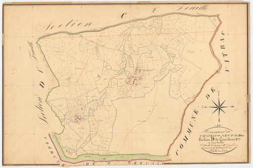 Châteauneuf-les-Bains - 53 FI 284      Section D de Genestines, 2ème feuille