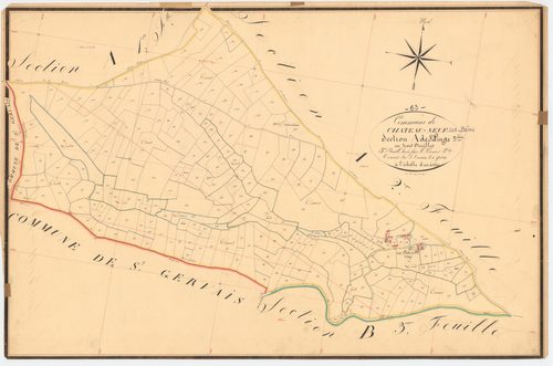 Châteauneuf-les-Bains - 53 FI 277      Section A de Sainte-Liuge, 3ème feuille