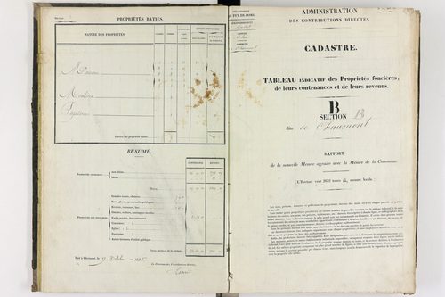 Chaumont-le-Bourg - P 12397/2      Section B