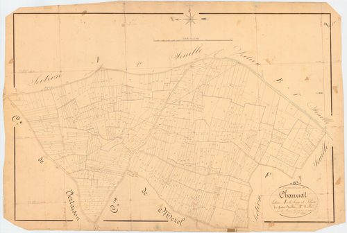 Chauriat - 51 FI 339      Section A de la Sagne et Pilaire, 1ère feuille