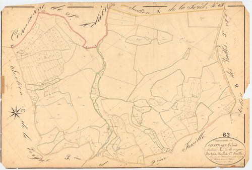 Cisternes-la-Forêt - 53 FI 320      Section E de Veyne, 1ère feuille