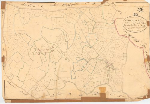 Cisternes-la-Forêt - 53 FI 316      Section C du Clavé, 3ème feuille