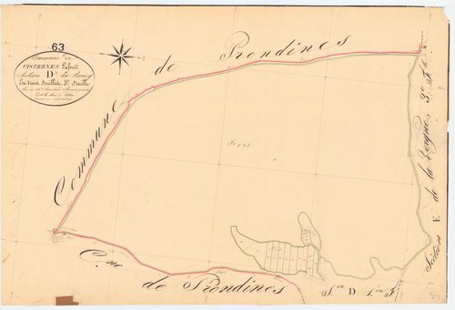 Cisternes-la-Forêt - 53 FI 319      Section D du Bourg, 3ème feuille