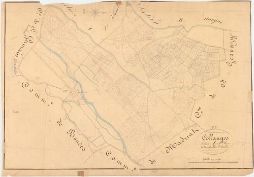Collanges - 54 Fi 322      Section A de la Plaine, 1ère feuille
