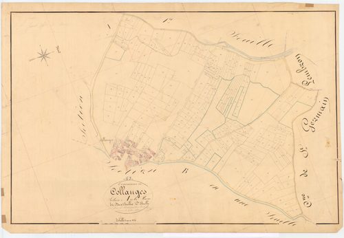 Collanges - 54 Fi 323      Section A de la Plaine, 2ème feuille