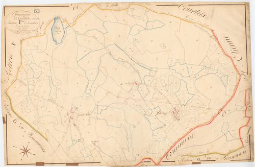 Combrailles - 53 FI 367      Section F de Courteix, 2ème feuille