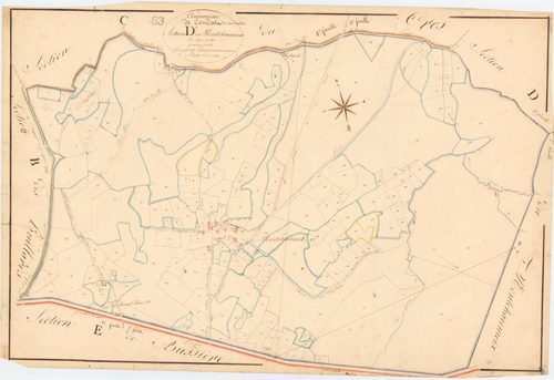 Combrailles - 53 FI 358      Section D de Montchaumeix, 1ère feuille