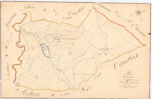 Combrailles - 53 FI 368      Section F de Courteix, 3ème feuille