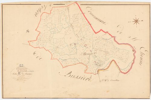 Combrailles - 53 FI 364      Section E de Bussière, 4ème feuille