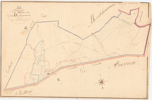 Combrailles - 53 FI 359      Section D de Montchaumeix, 2ème feuille
