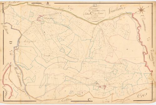 Combrailles - 53 FI 355      Section C du Cros, 1ère feuille