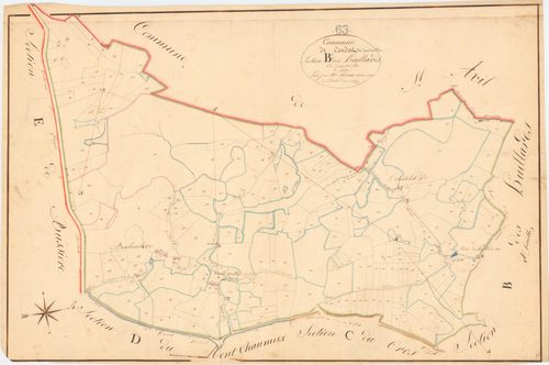 Combrailles - 53 FI 354      Section B des Huillards, 2ème feuille
