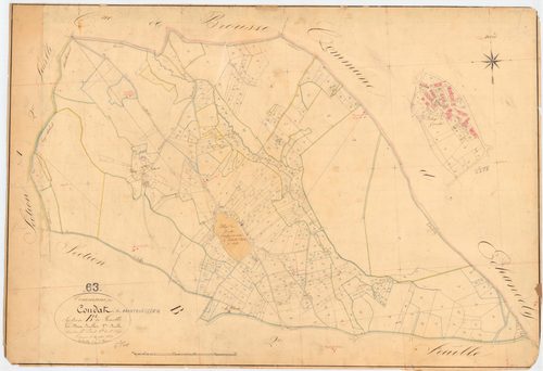 Condat-lès-Montboissier - 55 FI 283      Section B de Genette, 1ère feuille