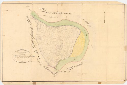 Coudes - 54 Fi 340      Section C des Graves, Perache et Feneix, 2ème feuille