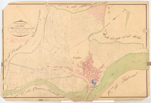 Coudes - 54 Fi 341      Section D de Coudes et Beauvezeix, 1ère feuille