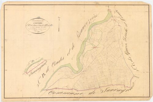 Coudes - 54 Fi 339      Section C des Graves, Perache et Feneix, 1ère feuille