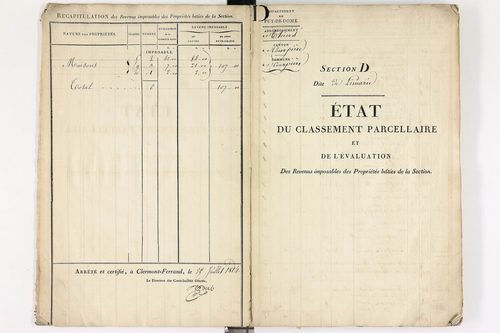 Courpière - P 12399/4      Section D