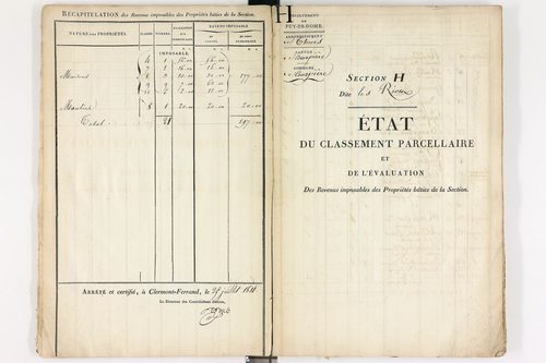 Courpière - P 12399/8      Section H