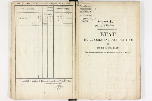 Courpière - P 12399/11      Section L