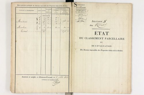 Courpière - P 12399/18      Section S