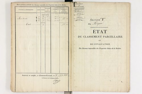 Courpière - P 12399/19      Section T