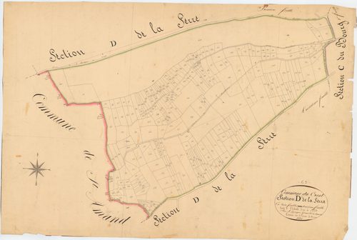 Le Crest - 51 FI 403      Section D de la Serre, 2ème feuille