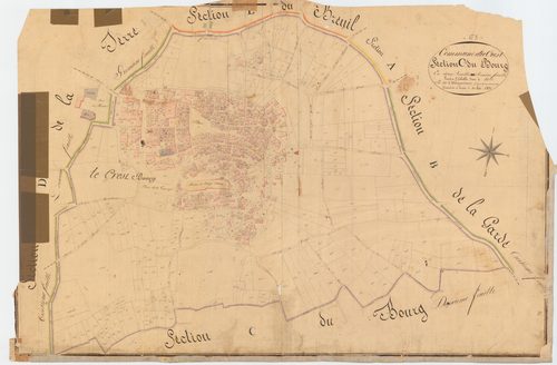 Le Crest - 51 FI 400      Section C du Bourg, 1ère feuille