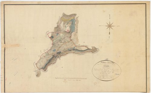 Creste - 54 Fi 351      Tableau d'assemblage du plan cadastral parcellaire de la commune de Creste