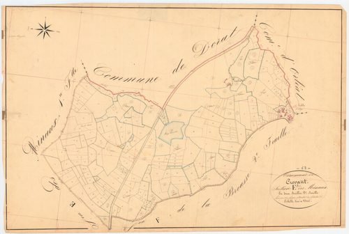 Crevant-Laveine - 55 FI 321      Section E des Minaux, 2ème feuille