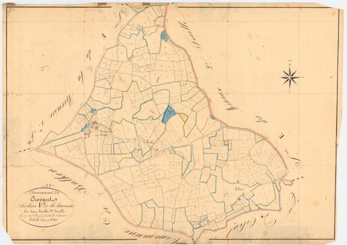Crevant-Laveine - 55 FI 323      Section F de la Brousse, 2ème feuille