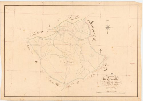 La Crouzille - 53 FI 377      Section B de chez Chamard, 1ère feuille