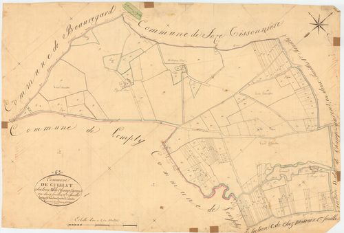 Culhat - 55 FI 338      Section D de Champ Garand, 2ème feuille
