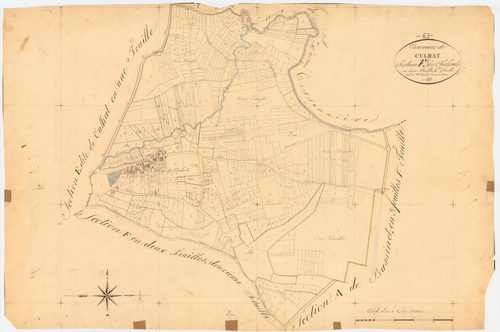 Culhat - 55 FI 340      Section F des Chalards, 1ère feuille