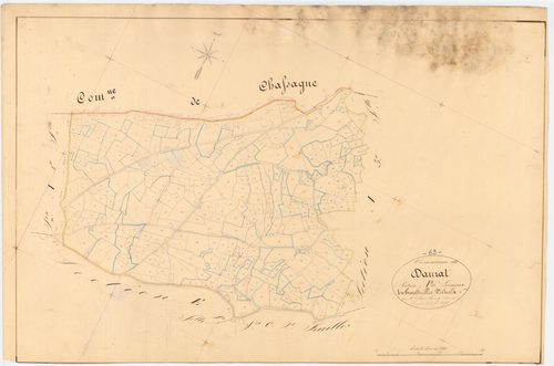 Dauzat-sur-Vodable - 54 Fi 367      Section A de Leiranoux, 2ème feuille