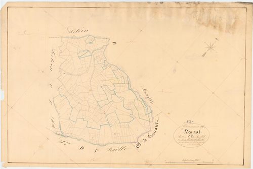 Dauzat-sur-Vodable - 54 Fi 370      Section C de Moulet, 1ère feuille