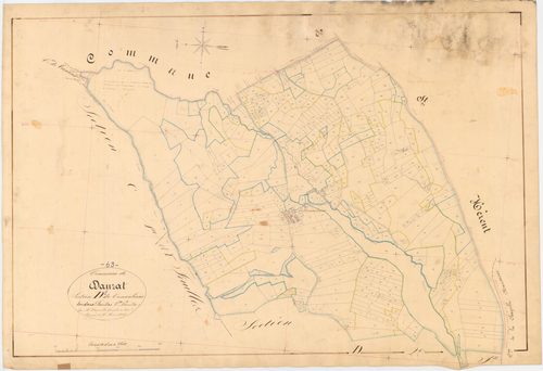 Dauzat-sur-Vodable - 54 Fi 372      Section D de Trémouleine, 1ère feuille