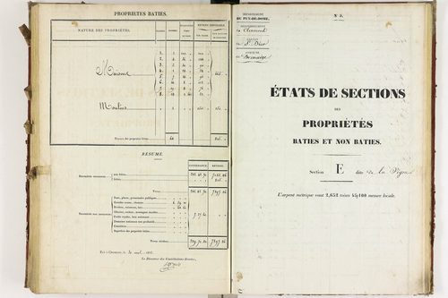 Domaize - P 9340/5      Section E