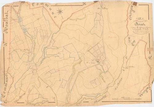 Dorat - 55 FI 369      Section A de Chanière et Lavaure, 1ère feuille