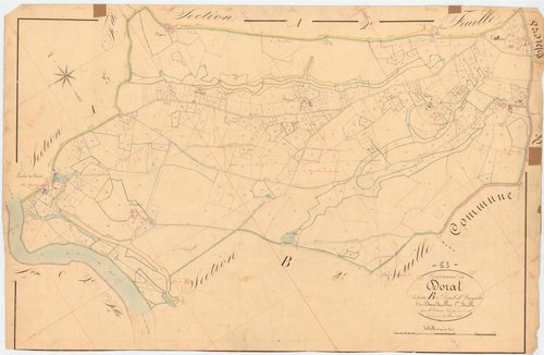 Dorat - 55 FI 372      Section B de Dorat et Barante, 1ère feuille