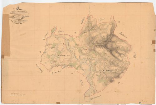 Dorat - 55 FI 368      Tableau d'assemblage du plan cadastral parcellaire de la commune de Dorat