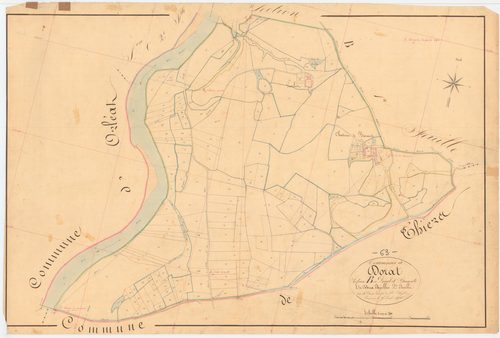 Dorat - 55 FI 373      Section B de Dorat et Barante, 2ème feuille