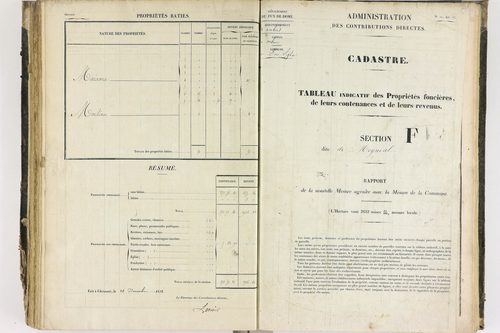 Dore-l'Église - P 12425/3      Section F