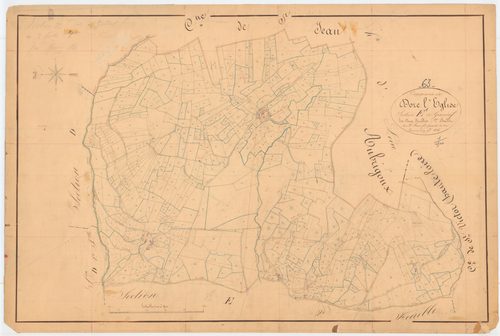 Dore-l'Église - 55 FI 387      Section E de Grandrif, 1ère feuille