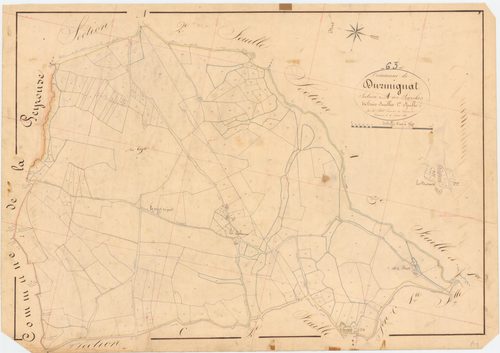 Durmignat - 53 FI 388      Section A des Fourches, 1ère feuille