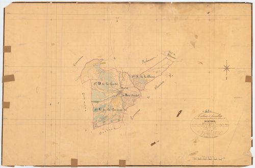 Durtol - 51 FI 432      Tableau d'assemblage du plan cadastral parcellaire de la commune de Durtol