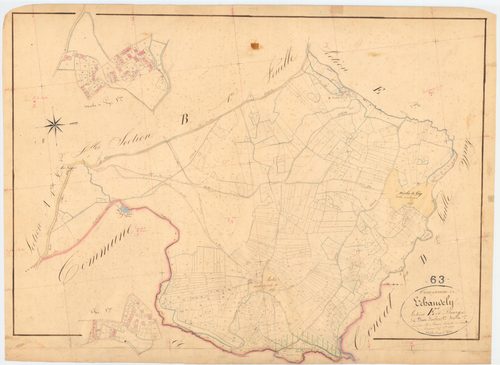 Échandelys - 55 FI 404      Section E du Bourg, 1ère feuille
