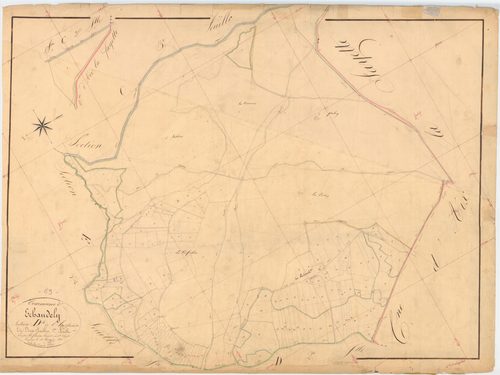 Échandelys - 55 FI 402      Section D de l'Hospeux, 1ère feuille