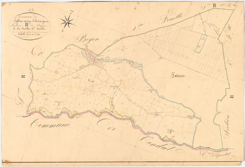 Égliseneuve-d'Entraigues - 54 Fi 386      Section B de Bogon, 6ème feuille