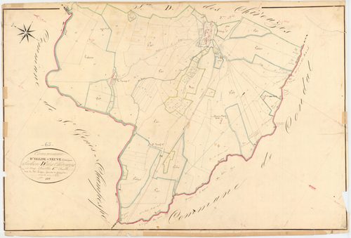 Égliseneuve-d'Entraigues - 54 Fi 392      Section D des Chirouzes, 1ère feuille