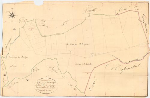 Égliseneuve-d'Entraigues - 54 Fi 384      Section B de Bogon, 4ème feuille